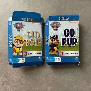 Paw Patrol Card Game Set - Blue and Yellow